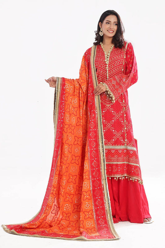 Gul Ahmed Chunri Collection 2025 | PRW-42007